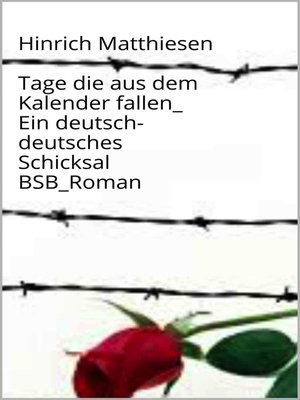 cover image of Tage, die aus dem Kalender fallen